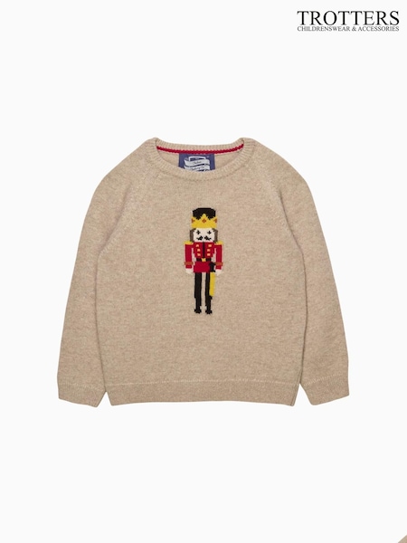 Trotters London Cream Nutcracker Jumper (G12033) | R$ 610 - R$ 640