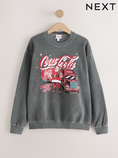 Charcoal Grey Coca Cola - Christmas Sweatshirt (G12044) | ‏198 ر.ق.