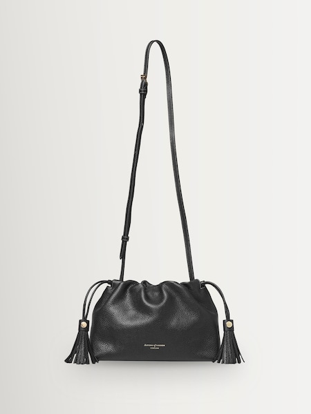 Aspinal of London Black Hudson Large Pouch Pebble (G12180) | €447