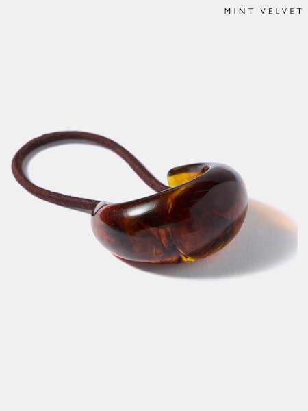 Mint Velvet Brown Resin Hair Band (G12325) | €18.50