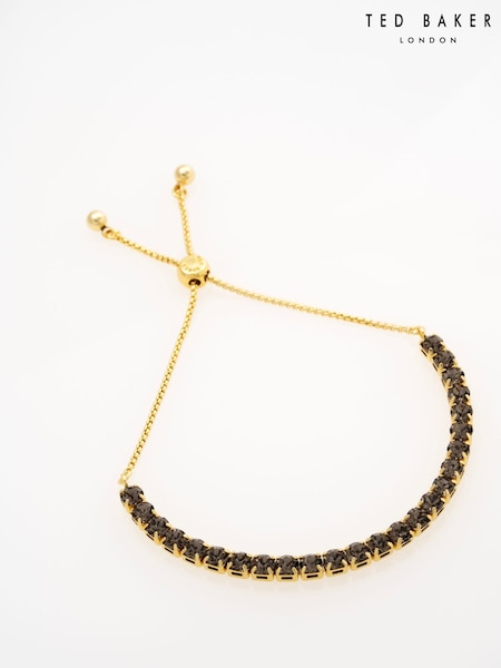 Ted Baker Gold Tone Melrah: Crystal Adjustable Tennis Bracelet (G12340) | €55