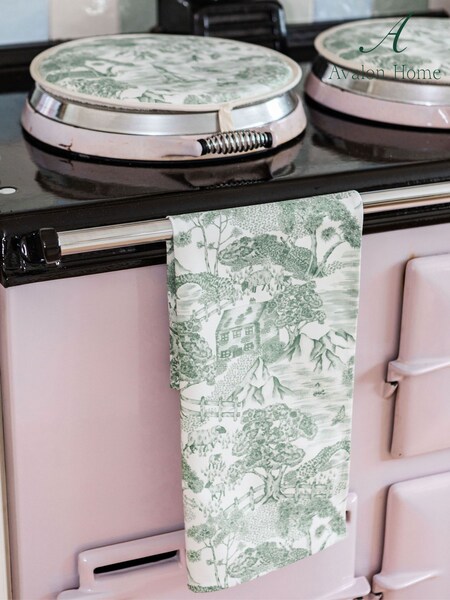 Avalon Home Lake District Toile Tea Towel (G12488) | R$ 140