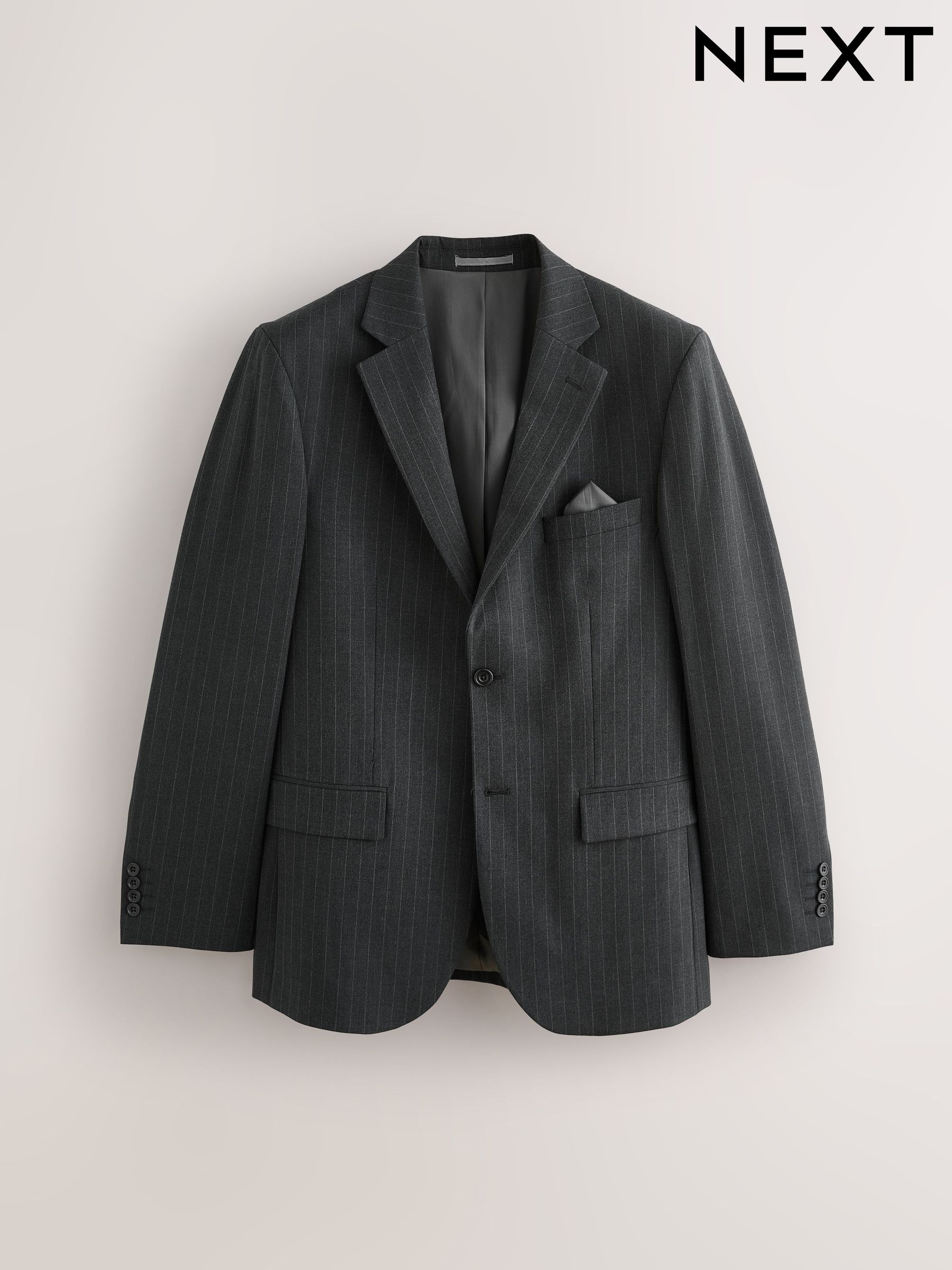 Mens Stripe Suits | Plain Front & Signature | Next Official Site