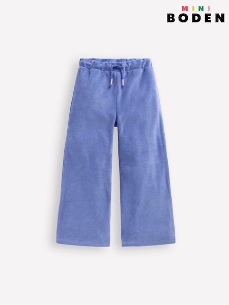 Boden Blue Heart Pocket Velour Joggers (G12970) | 124 QAR - 144 QAR