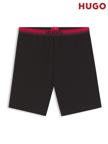 HUGO Black Gradient Band Shorts (G13284) | 286 QAR