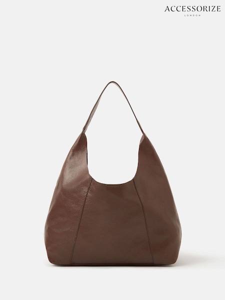 Accessorize Slouchy Leather Shoulder Bag (G13391) | 92 €