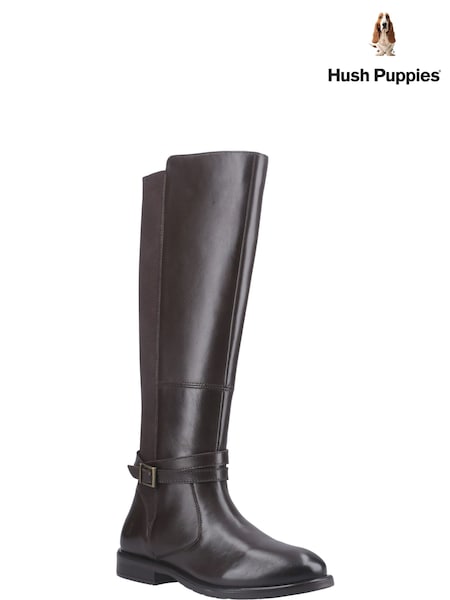 Hush Puppies Victoria Long Brown Boots (G13491) | €133