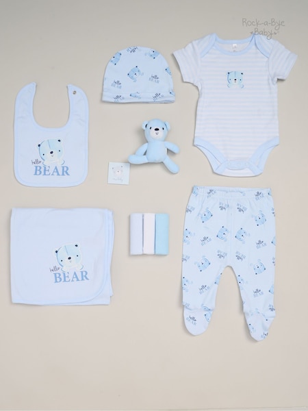 Rock-A-Bye Baby Boutique Cotton Baby Gift Set 10 Piece (G13527) | €40