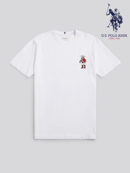 U.S. Polo Assn. White Chuck T-Shirt (G13798) | 148 QAR