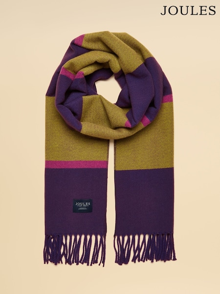 Green & Purple Stripe - Joules Langtree Scarf