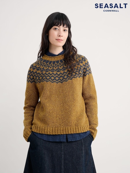Seasalt Cornwall Yellow Port Kinnis Jumper (G14132) | €109