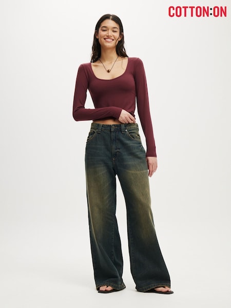 Cotton On Blue Low Super Baggy Jeans (G14165) | €58