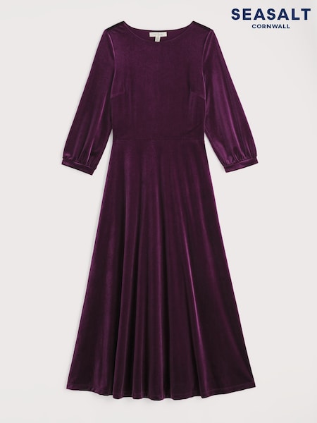 Seasalt Cornwall Purple Oak Cottage Dress (G14340) | €109