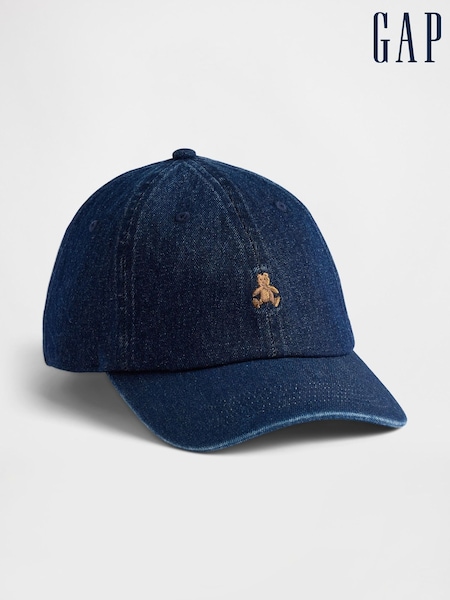 Azul - Gap Denim Brannan Bear Baseball Hat (G14567) | 28 €