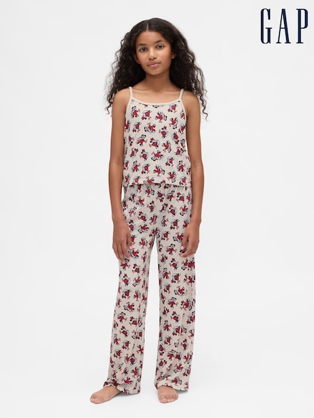 Gap White Disney Vest Pyjamas Set (5-13yrs) (G14589) | €52
