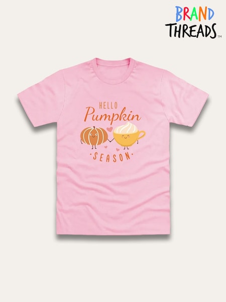 Brand Threads Pink Halloween T-Shirt (G14618) | €20