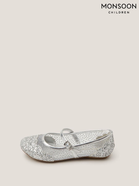 Monsoon Glitter Mesh Ballet Flats (G15633) | ‏178 د.إ.‏ - ‏ 206‏ د.إ.