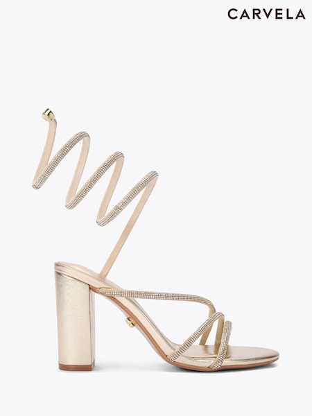 Carvela Swirly Block Heel Sandals (G15642) | € 130