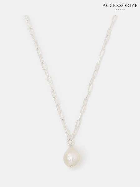 Accessorize Pearl Pendant Necklace (G15919) | 74 €