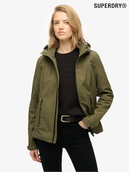 Superdry Green Hooded Classic Trekker Jacket (G16093) | €122