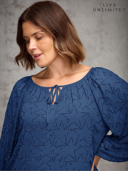 Live Unlimited Star Embellished Top (G16375) | 140 €