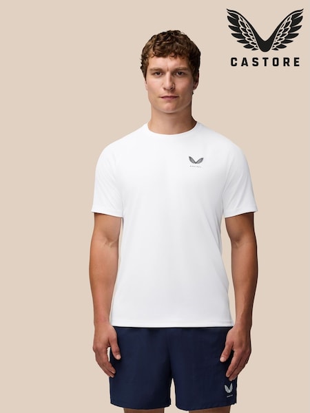 Castore White Adapt Training T-Shirt (G16460) | €45