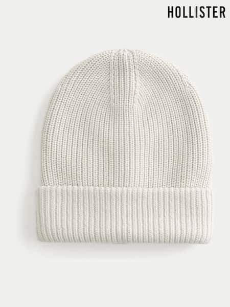 رمادي - Hollister Core Knitted Beanie (G16577) | ‏116 د.إ.‏