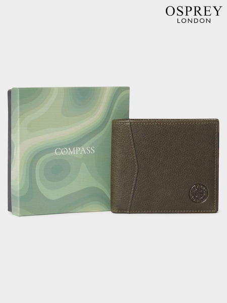 Osprey London Green The Compass Leather Card Wallet (G16644) | R$ 640