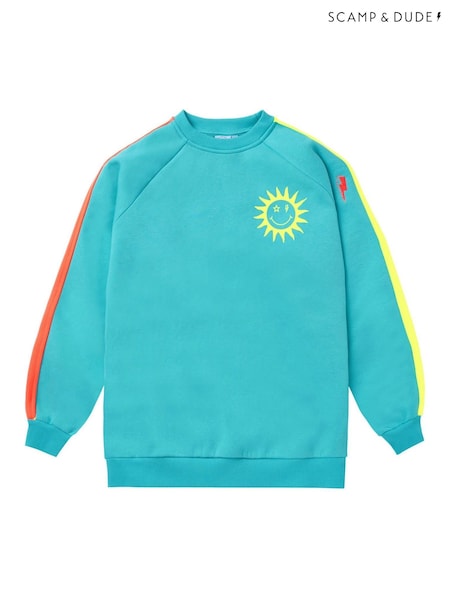 SCAMP & DUDE Green Kids Colourblock Sweatshirt (G16798) | €48 - €51