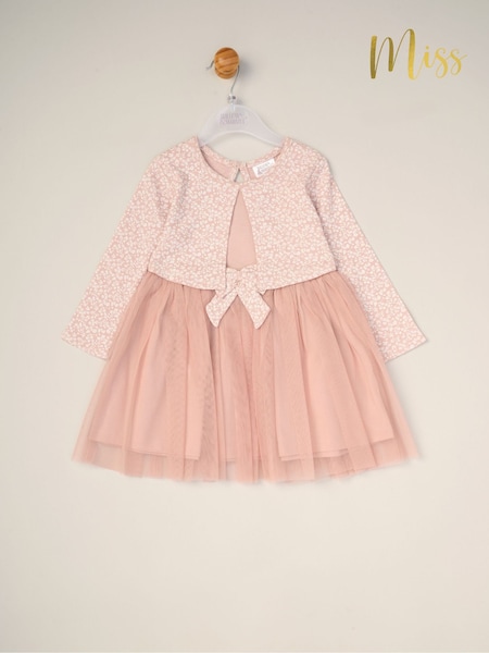 وردي - Miss Mock Cardigan Dress For Baby (G16905) | ‏114 ر.ق.