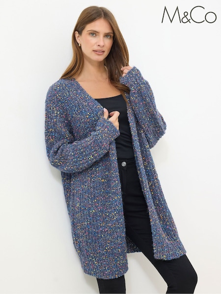 Azul - M&Co Chunky Cable Cardigan (G16947) | 61 €