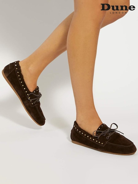 Dune London Brown Gracefull Loafers (G16997) | €131