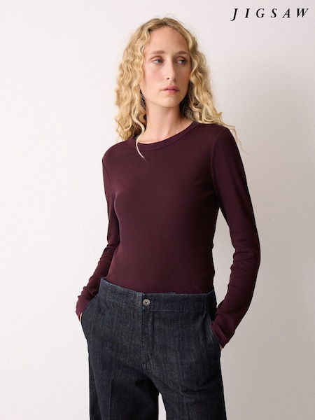 Jigsaw Purple Long Sleeve Fine Cotton Baby T-Shirt (G18008) | R$ 445