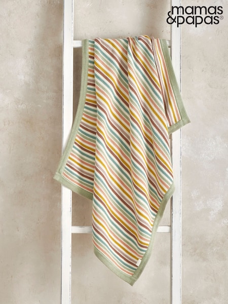 Mamas & Papas Cream Small Knitted Blanket (G18216) | €40
