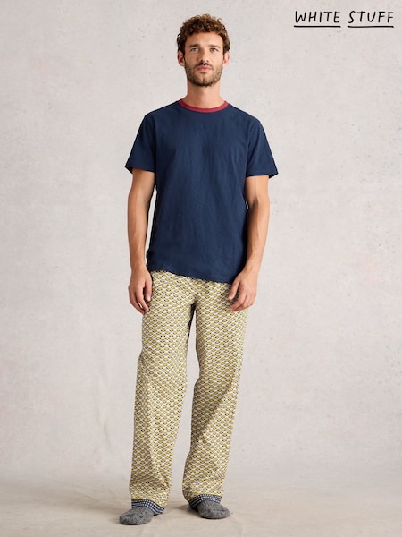 White Stuff Yellow Wells Printed Pyjamas Trousers (G18269) | AED233