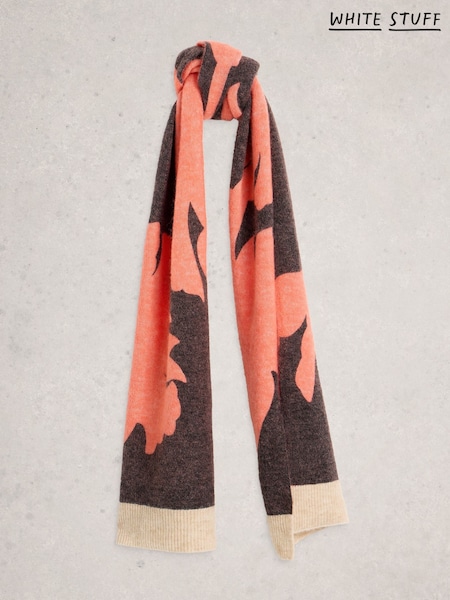 White Stuff Red Karli Printed Scarf (G18315) | €58