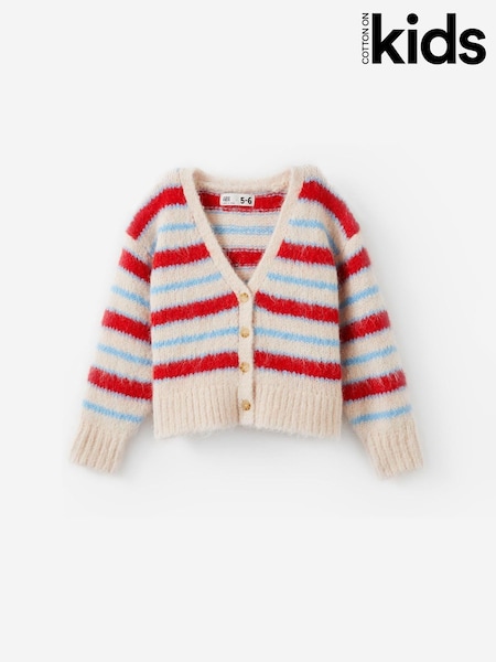Cotton On Cream Vera V-Neck Cardigan (G18708) | 144 QAR