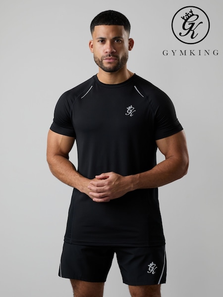 Gym King Black Flex 2.0 T-Shirt (G18912) | AED163