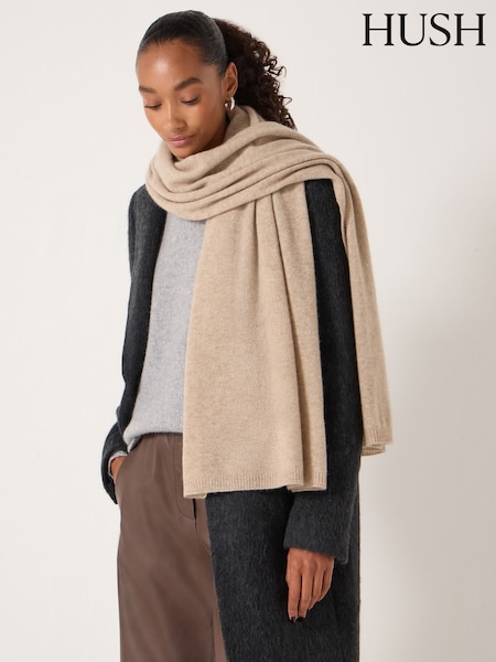 Natural - Hush Cashmere Scarf (G19097) | 156 €