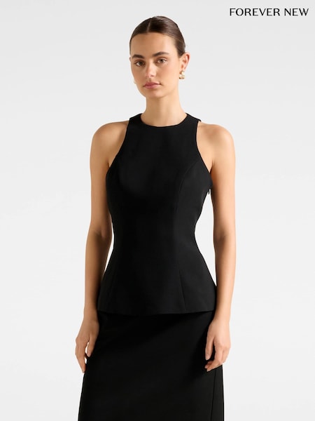 Forever New Black Dahlia Fit and Flared Top (G19154) | €75