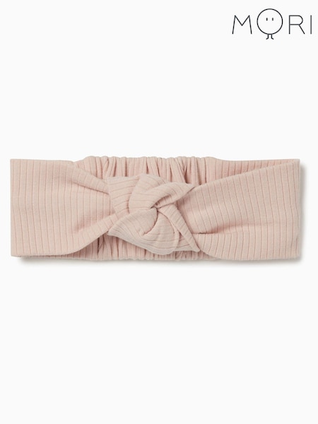 Mori Pink Supersoft Ribbed Stretchy Headband (G19513) | €12