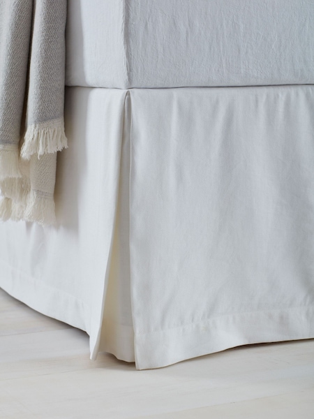 Secret Linen Store Off White Twill Cotton Linen Valance (G19569) | €106 - €134