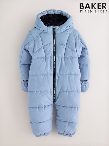 Blue - Baker By Ted Baker Shower Resistant Padded Snowsuit