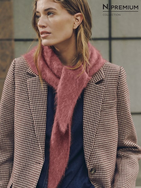 Burgandy/Red - N.premium Triangle Scarf