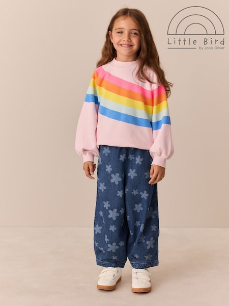 Rainbow Swoosh - Little Bird By Jools Oliver Sweat Top & Trousers Set