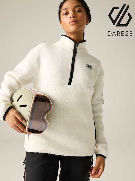 أبيض - سترة فليس بسحاب من Dare 2b