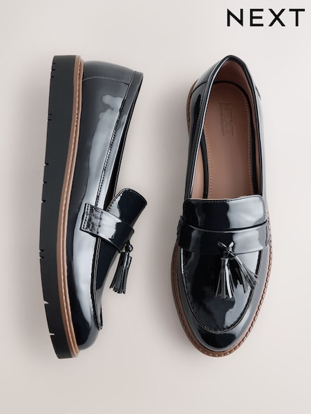 Navy - Forever Comfort® Chunky Tassle Loafers