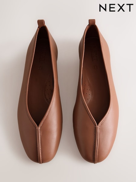 kamelyo - Forever Comfort® Leather Comfort Ballet Shoes