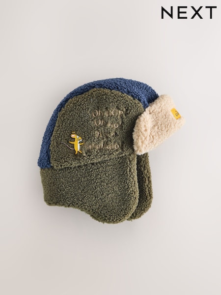 Grey/Navy - Gruffalo Character Trapper Hat (1-10yrs)