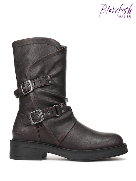 Marrón borgoña - Blowfish Malibu Venice 2 Biker Boots